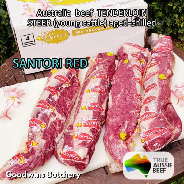 Beef TENDERLOIN Australia STEER (young cattle) AGED-CHILLED whole cuts 2.2 kg/pc eye fillet mignon Australia Harvey Midfield Teys NZ Taylor-Preston daging sapi import has dalam - Image 20