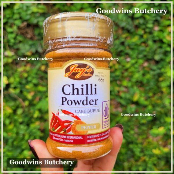 Jay's CHILI POWDER cabai cabe bubuk halus Jays 65g