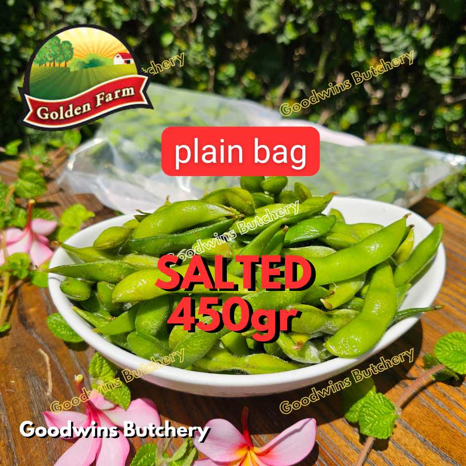 GOLDEN FARM EDAMAME SALTED 450GR | Sayuran Beku