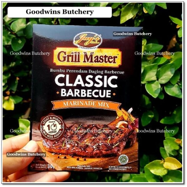 Jay's marinade mix CLASSIC BARBECUE BBQ grill master Jays Kitchen 30g