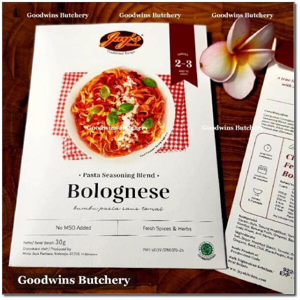 Jay's pasta seasoning blend BOLOGNESE BOLOGNAISE Jays Kitchen 30g