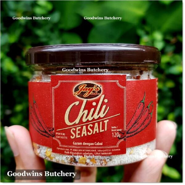 Jay's salt SEASALT CHILI garam laut cabe cabai Jays 120g