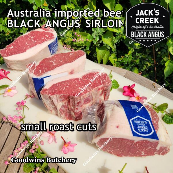 Beef SIRLOIN BLACK ANGUS marbling MB-2 STEER (young cattle) Australia Jack's Creek frozen STEAK CUTS daging sapi has luar Striploin New York strip - Image 36