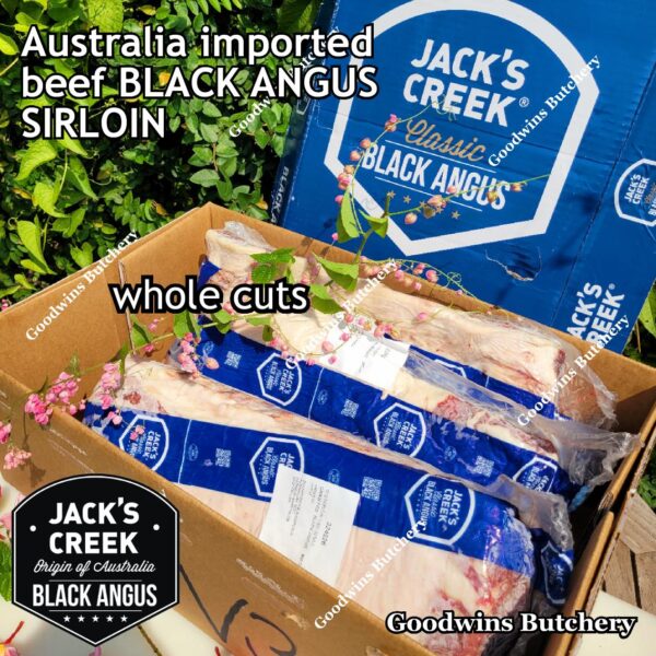 Beef SIRLOIN BLACK ANGUS marbling MB-2 STEER (young cattle) Australia Jack's Creek frozen STEAK CUTS daging sapi has luar Striploin New York strip - Image 5