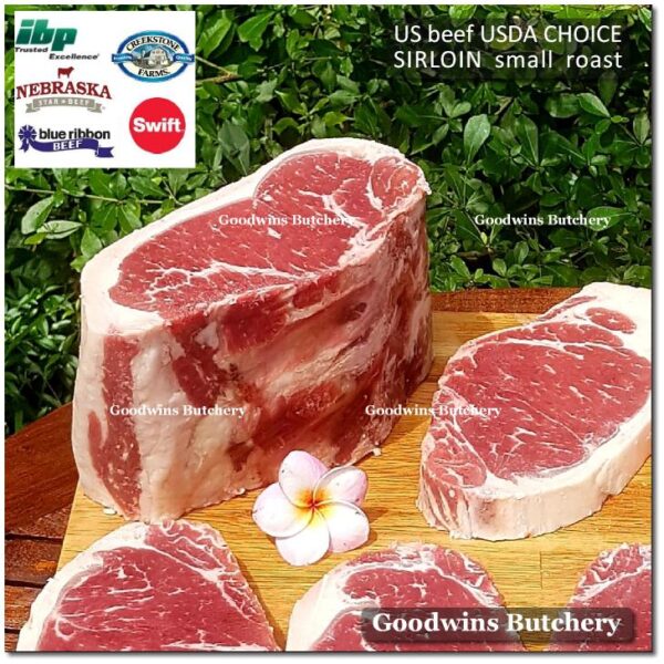 Beef SIRLOIN US CHOICE frozen whole cuts USDA Swift IBP BlueRibbon Nebraska daging sapi has luar Striploin New York strip - Image 3