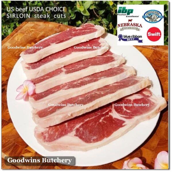 Beef SIRLOIN US CHOICE frozen whole cuts USDA Swift IBP BlueRibbon Nebraska daging sapi has luar Striploin New York strip - Image 21