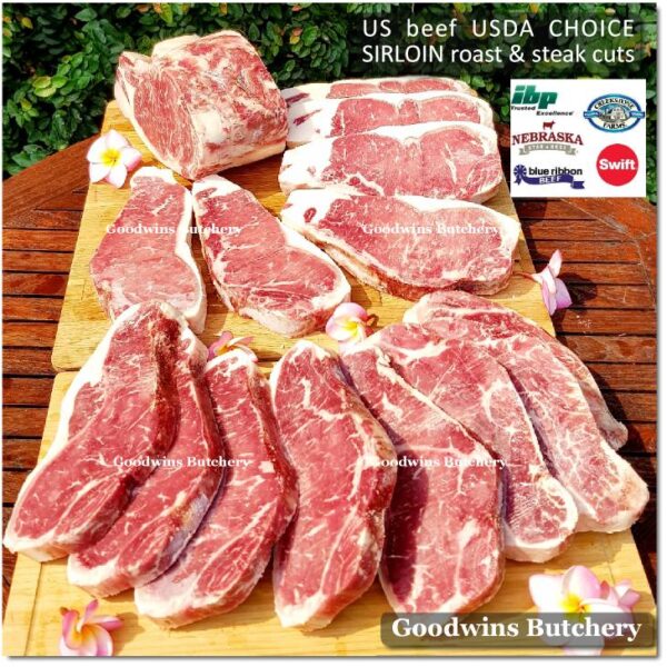 Beef SIRLOIN US CHOICE frozen whole cuts USDA Swift IBP BlueRibbon Nebraska daging sapi has luar Striploin New York strip - Image 15