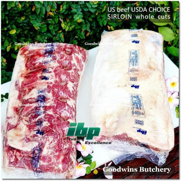 Beef SIRLOIN US CHOICE frozen whole cuts USDA Swift IBP BlueRibbon Nebraska daging sapi has luar Striploin New York strip - Image 7