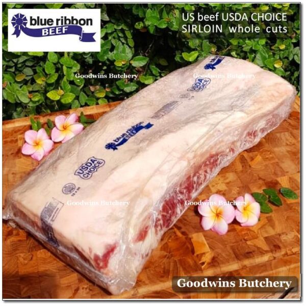 Beef SIRLOIN US CHOICE frozen whole cuts USDA Swift IBP BlueRibbon Nebraska daging sapi has luar Striploin New York strip - Image 6