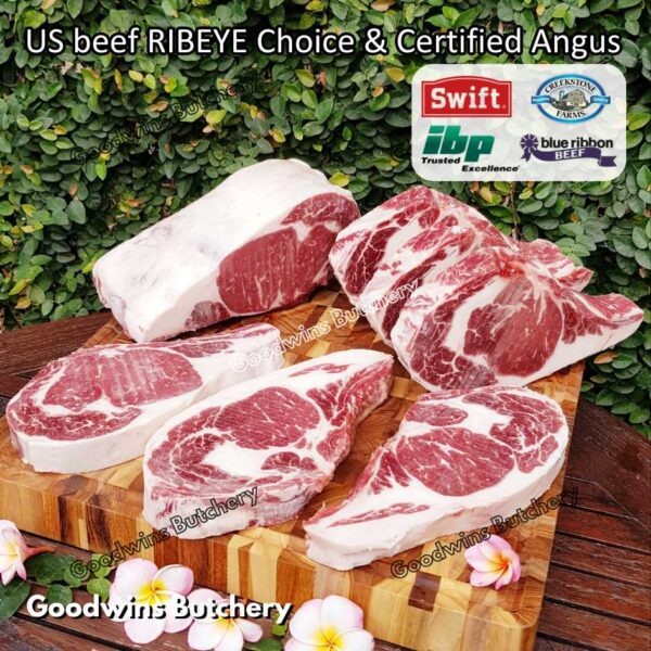 Beef RIBEYE US CHOICE, PRIME & CERTIFIED ANGUS frozen USDA Swift IBP BlueRibbon Creek-Stone Chairman's-Reserve Cuberoll ScotchFillet - Image 18