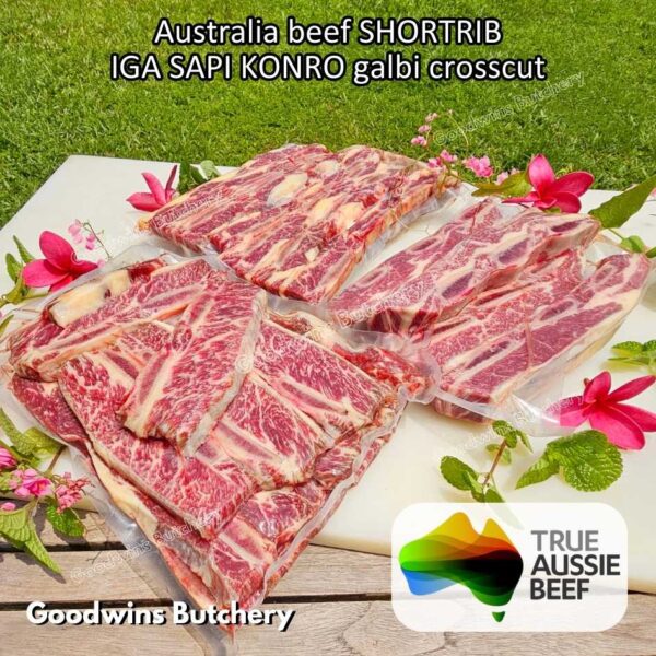 Beef SHORTRIB CROSSED CUT daging iga sapi GALBI 1cm | Australia Midfield Nolan AMH Teys ECT GreenLea | Short rib konro frozen - Image 19