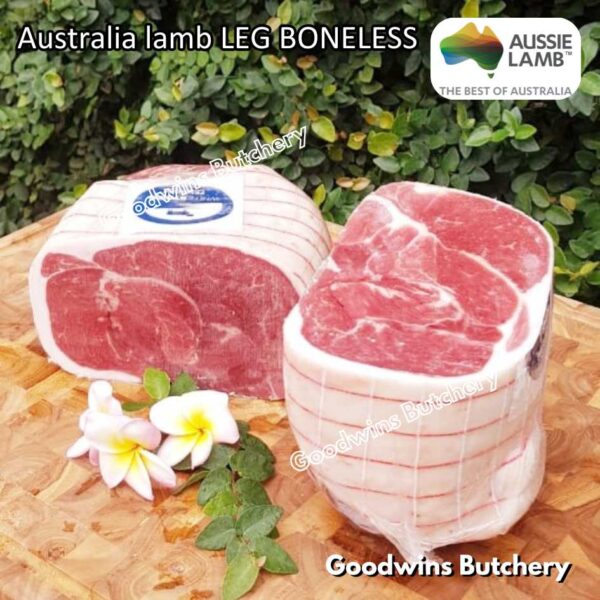 Lamb LEG BONELESS steak cuts Australia Wammco Midfield McHerd WhiteStripe Junee | kaki domba muda tanpa tulang frozen - Image 15