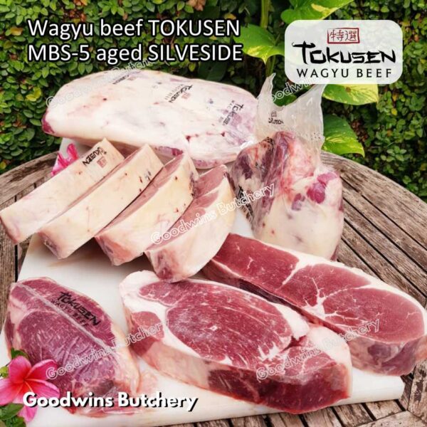 Wagyu beef Tokusen SILVERSIDE marbling MBS-5 AGED-CHILLED whole cuts 2pcs/ctn 12kg - Image 7