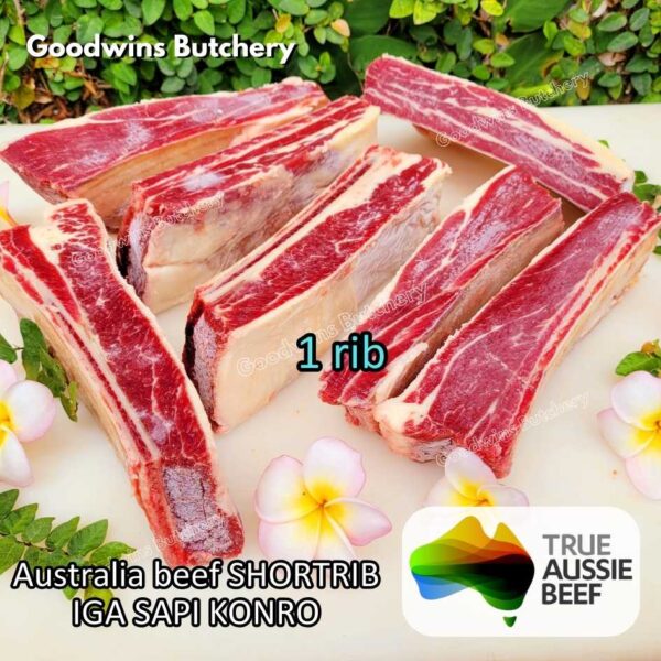 Beef SHORTRIB CROSSED CUT daging iga sapi GALBI 1cm | Australia Midfield Nolan AMH Teys ECT GreenLea | Short rib konro frozen - Image 9