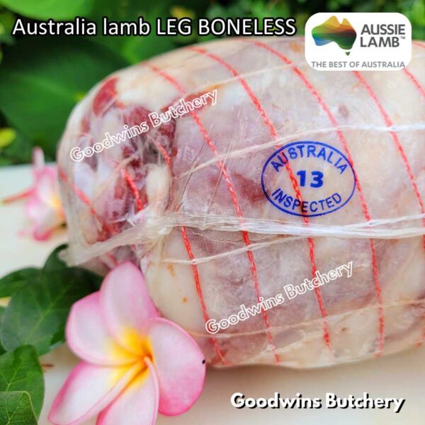 Lamb LEG BONELESS steak cuts Australia Wammco Midfield McHerd WhiteStripe Junee | kaki domba muda tanpa tulang frozen - Image 8
