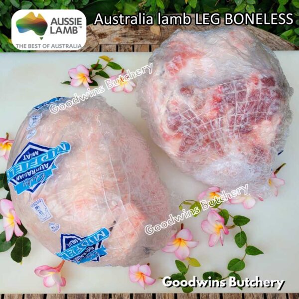 Lamb LEG BONELESS steak cuts Australia Wammco Midfield McHerd WhiteStripe Junee | kaki domba muda tanpa tulang frozen - Image 13