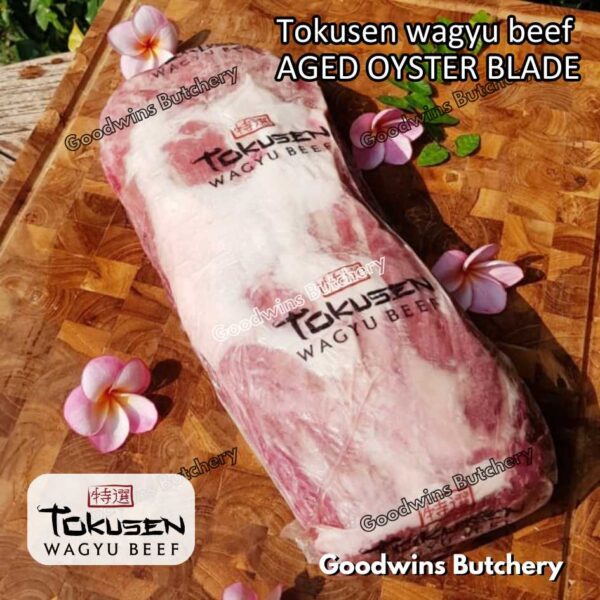 Wagyu beef Tokusen OYSTER BLADE marbling MBS-5 aged-frozen daging sapi sampil WHOLE CUTS - Image 11
