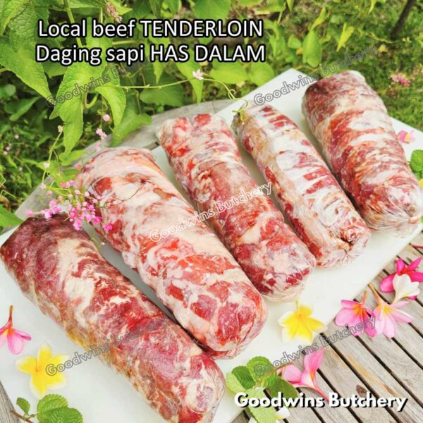 Beef TENDERLOIN LOCAL WHOLE CUTS UTUH daging sapi has dalam eye fillet mignon frozen - Image 2