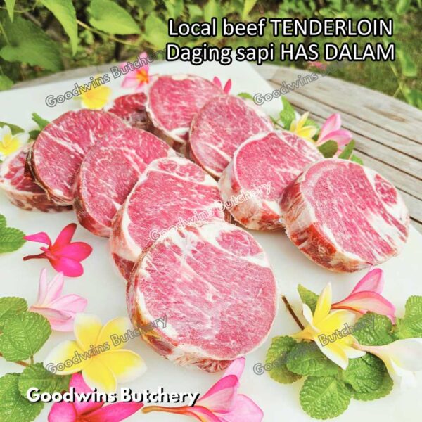 Beef TENDERLOIN LOCAL WHOLE CUTS UTUH daging sapi has dalam eye fillet mignon frozen - Image 10