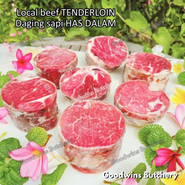Beef TENDERLOIN LOCAL WHOLE CUTS UTUH daging sapi has dalam eye fillet mignon frozen - Image 8