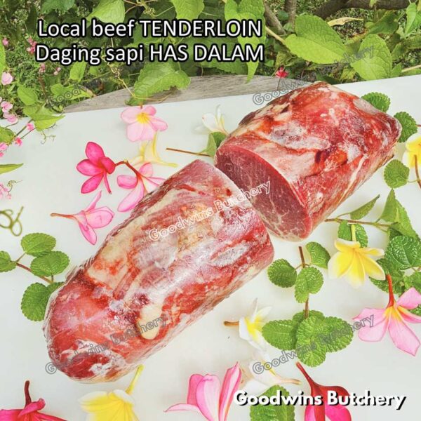 Beef TENDERLOIN LOCAL WHOLE CUTS UTUH daging sapi has dalam eye fillet mignon frozen - Image 9