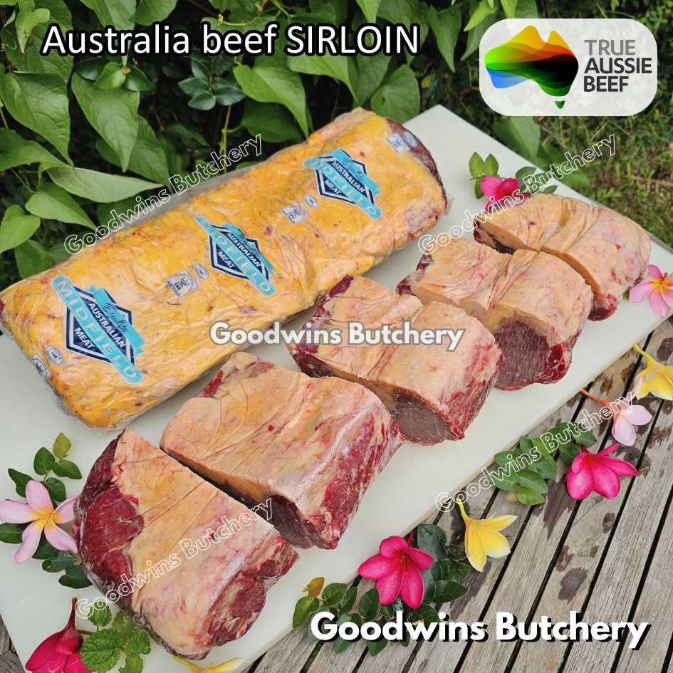 Beef SIRLOIN Australia frozen Midfield / AMH / ECT whole cut utuh 5.5 kg/pc | daging sapi has luar beku Striploin New York strip for grill bbq steak roast - Image 11