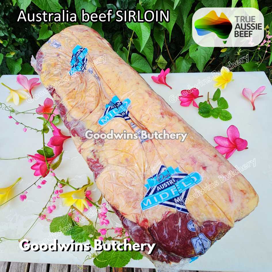 Beef SIRLOIN Australia frozen Midfield / AMH / ECT whole cut utuh 5.5 kg/pc | daging sapi has luar beku Striploin New York strip for grill bbq steak roast - Image 17