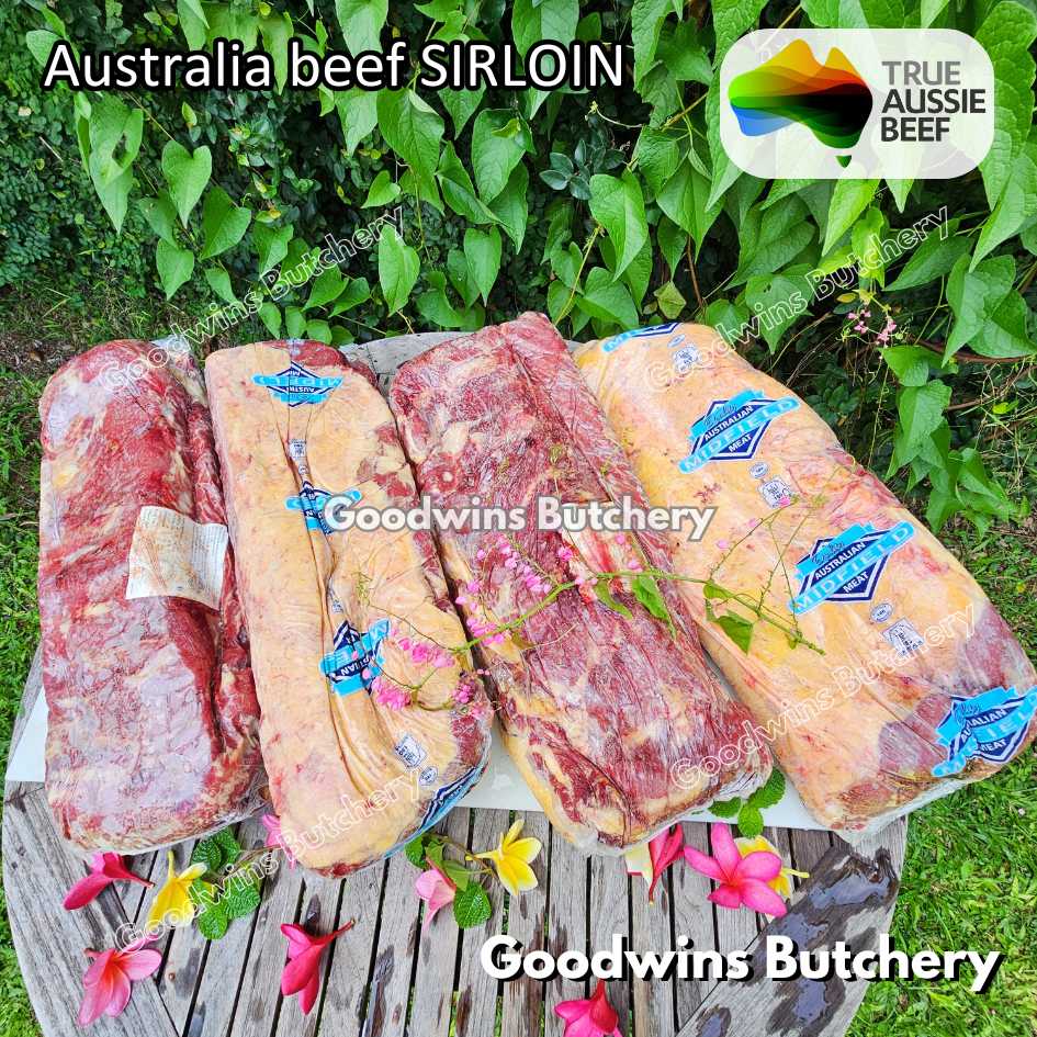 Beef SIRLOIN Australia frozen Midfield / AMH / ECT whole cut utuh 5.5 kg/pc | daging sapi has luar beku Striploin New York strip for grill bbq steak roast - Image 4