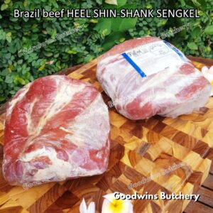Beef SHIN SHANK daging sapi sengkel import beku frozen WHOLE UTUH 4 kg/pc | Australia Kilcoy Borrello Teys Diamantina | Brazil Friboi
