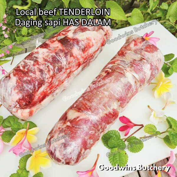 Beef TENDERLOIN LOCAL WHOLE CUTS UTUH daging sapi has dalam eye fillet mignon frozen - Image 5