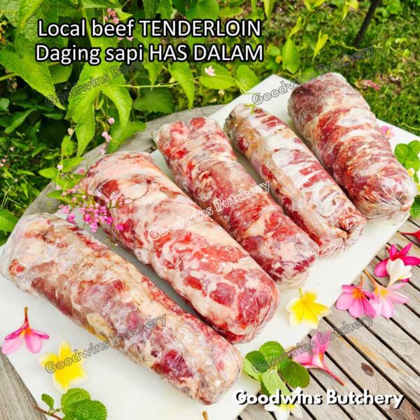 Beef TENDERLOIN LOCAL WHOLE CUTS UTUH daging sapi has dalam eye fillet mignon frozen - Image 13