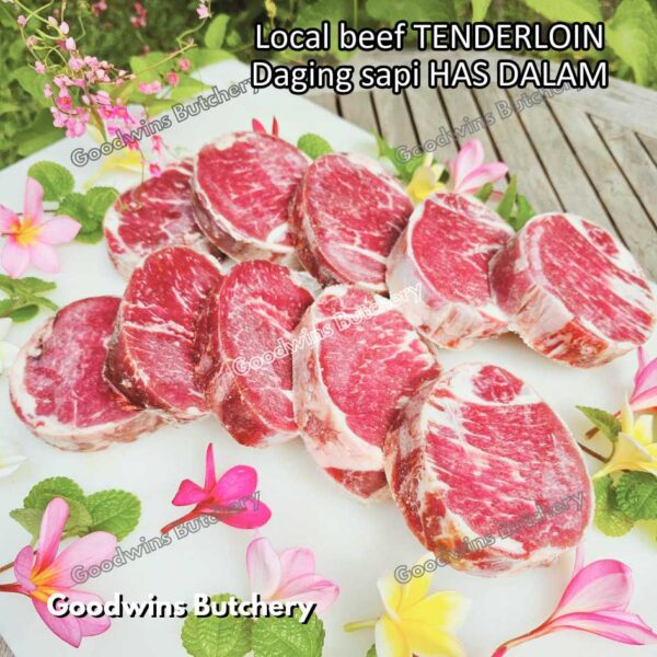 Beef TENDERLOIN LOCAL WHOLE CUTS UTUH daging sapi has dalam eye fillet mignon frozen - Image 11