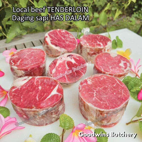 Beef TENDERLOIN LOCAL WHOLE CUTS UTUH daging sapi has dalam eye fillet mignon frozen - Image 14