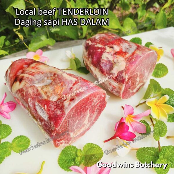 Beef TENDERLOIN LOCAL WHOLE CUTS UTUH daging sapi has dalam eye fillet mignon frozen - Image 19