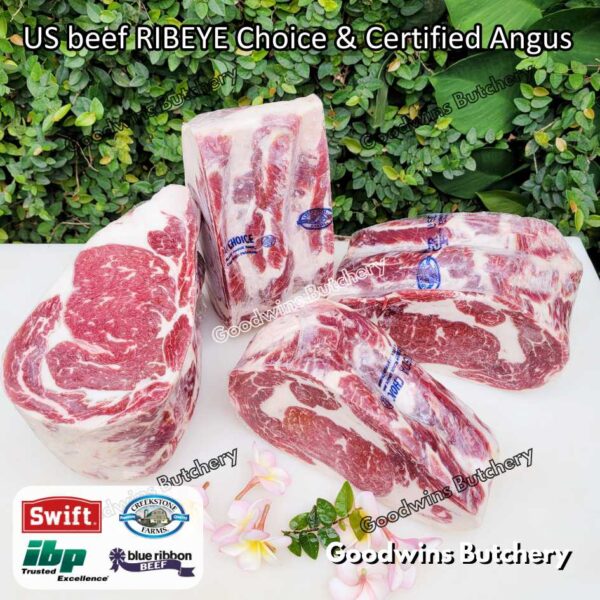 Beef RIBEYE US CHOICE, PRIME & CERTIFIED ANGUS frozen USDA Swift IBP BlueRibbon Creek-Stone Chairman's-Reserve Cuberoll ScotchFillet - Image 10