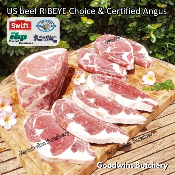 Beef RIBEYE US CHOICE, PRIME & CERTIFIED ANGUS frozen USDA Swift IBP BlueRibbon Creek-Stone Chairman's-Reserve Cuberoll ScotchFillet - Image 23