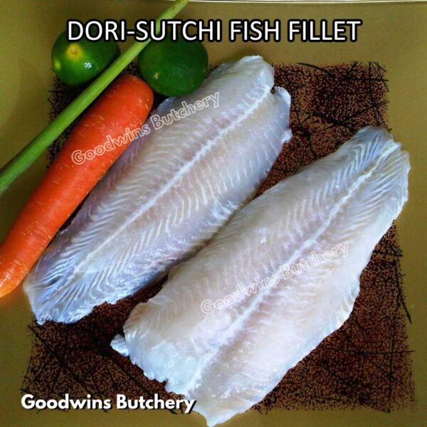 700gr 2pcs ikan Dori Sutchi fish fillet frozen IQF 10/20 brand NASUBA