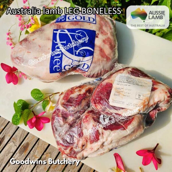 Lamb LEG BONELESS steak cuts Australia Wammco Midfield McHerd WhiteStripe Junee | kaki domba muda tanpa tulang frozen - Image 31
