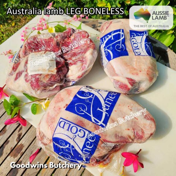 Lamb LEG BONELESS steak cuts Australia Wammco Midfield McHerd WhiteStripe Junee | kaki domba muda tanpa tulang frozen - Image 33