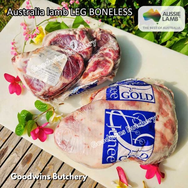 Lamb LEG BONELESS steak cuts Australia Wammco Midfield McHerd WhiteStripe Junee | kaki domba muda tanpa tulang frozen - Image 32