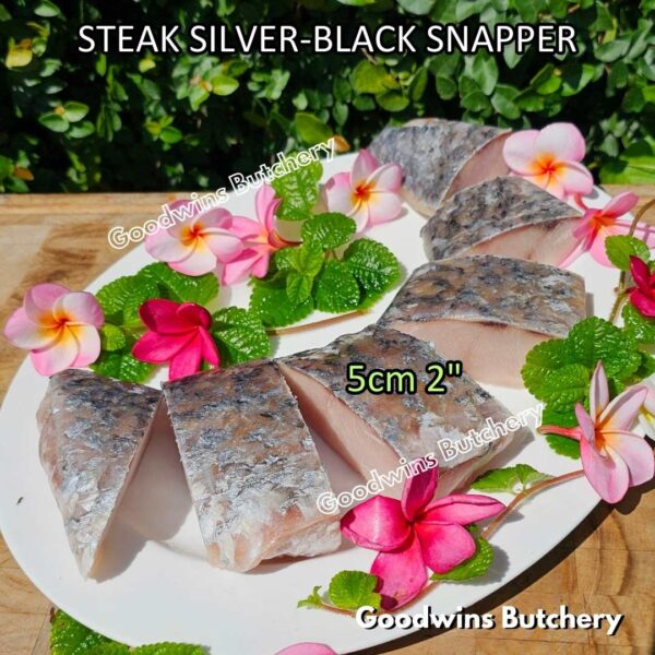 SNAPPER silver black fish fillet and steak frozen IQF GLZ-20/30 | Ikan KAKAP beku - Image 9