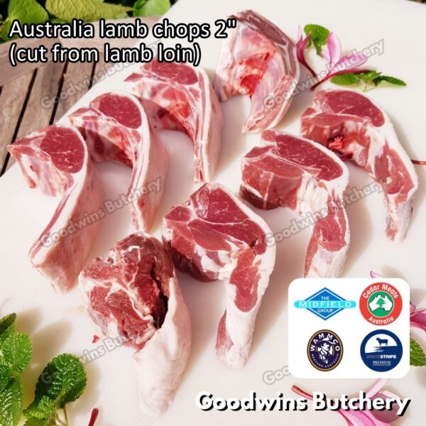 Lamb CHOP T- BONE & RACK Australia Wammco WhiteStripe Midfield CedarMeat | iga domba muda frozen - Image 7