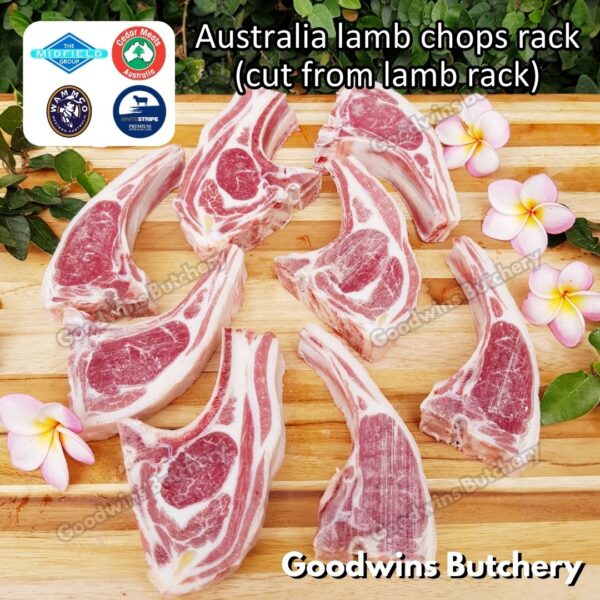 Lamb CHOP T- BONE & RACK Australia Wammco WhiteStripe Midfield CedarMeat | iga domba muda frozen - Image 19