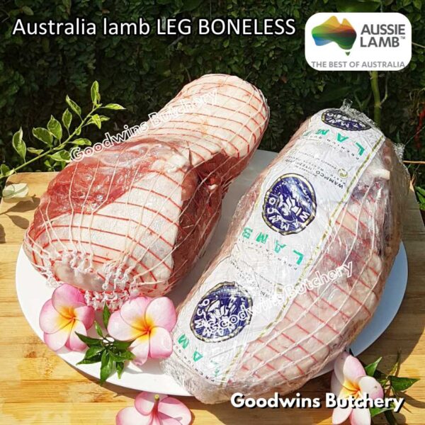 Lamb LEG BONELESS steak cuts Australia Wammco Midfield McHerd WhiteStripe Junee | kaki domba muda tanpa tulang frozen - Image 11