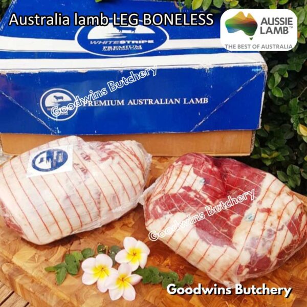 Lamb LEG BONELESS steak cuts Australia Wammco Midfield McHerd WhiteStripe Junee | kaki domba muda tanpa tulang frozen - Image 23