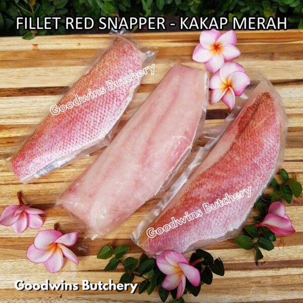 RED SNAPPER fish fillets steak frozen IQF GLZ-20/30 | Ikan KAKAP MERAH beku - Image 4