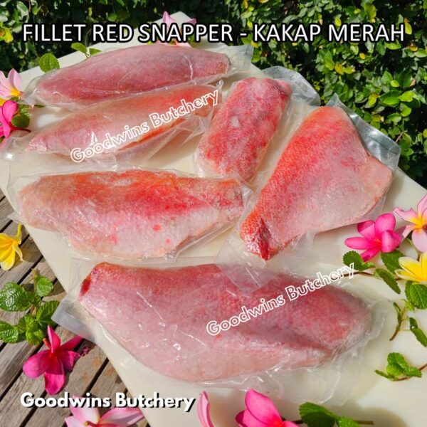 RED SNAPPER fish fillets steak frozen IQF GLZ-20/30 | Ikan KAKAP MERAH beku - Image 2