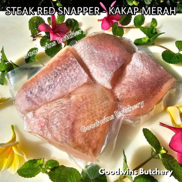 RED SNAPPER fish fillets steak frozen IQF GLZ-20/30 | Ikan KAKAP MERAH beku - Image 9