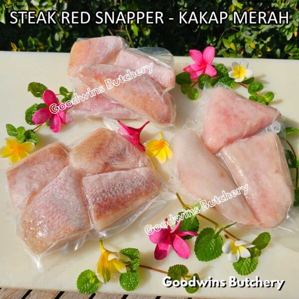 RED SNAPPER fish fillets steak frozen IQF GLZ-20/30 | Ikan KAKAP MERAH beku - Image 3