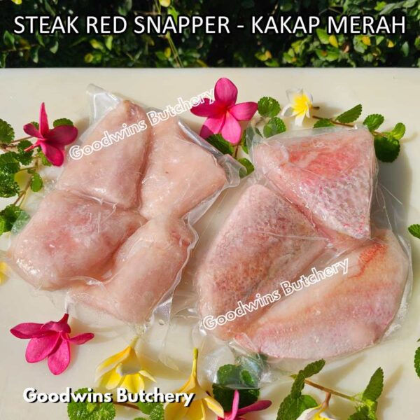 RED SNAPPER fish fillets steak frozen IQF GLZ-20/30 | Ikan KAKAP MERAH beku - Image 11
